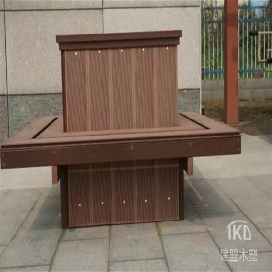 廊坊木塑花箱坐凳制作